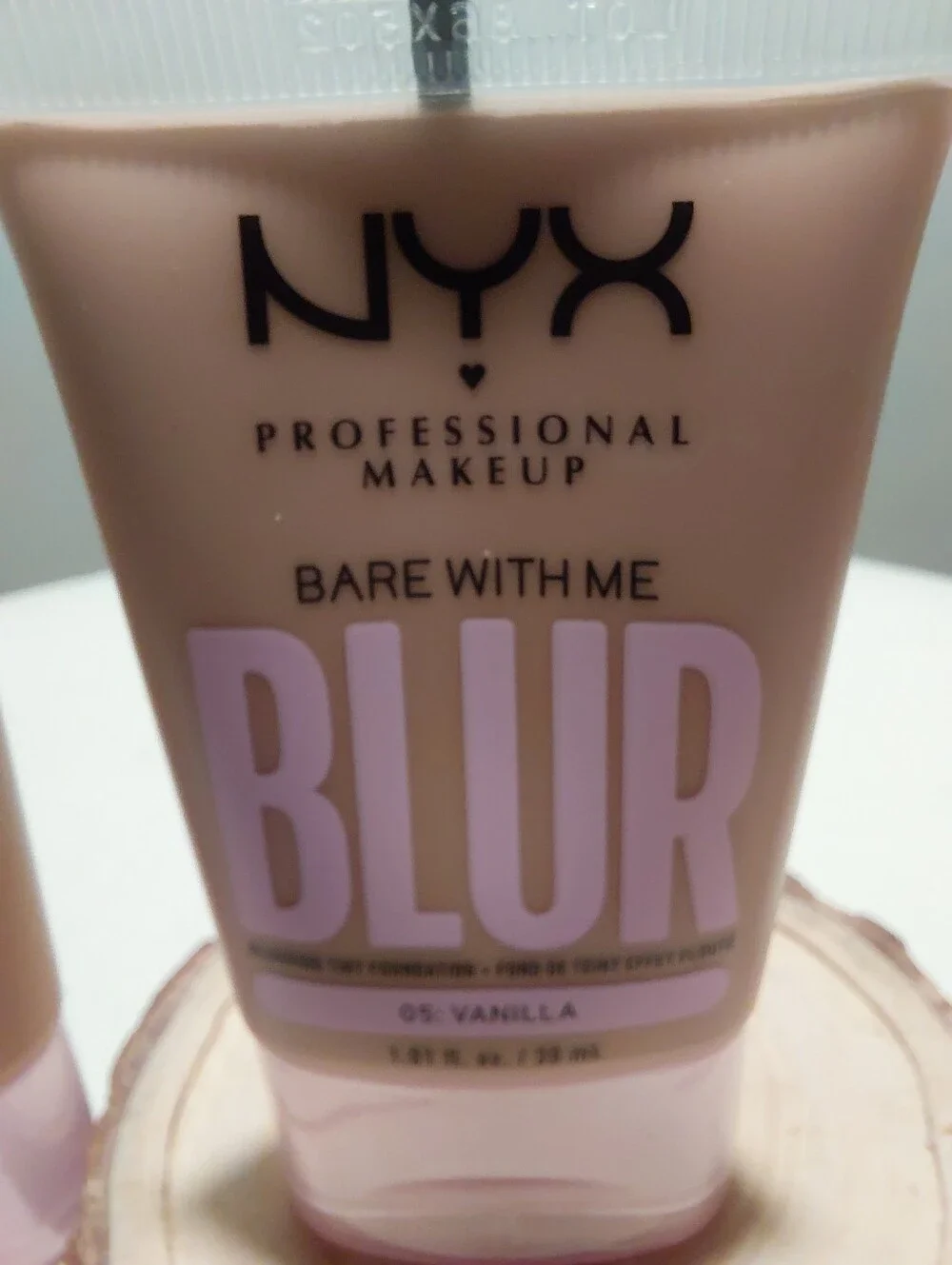 3 NYX Bare With Me Blur Foundation In #05 Vanilla Sealed New
